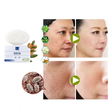 

Exquisite whitening pure color cleansing milk, prevent acne plant essence bath soap to dust mite, nourish the skin with glycerin