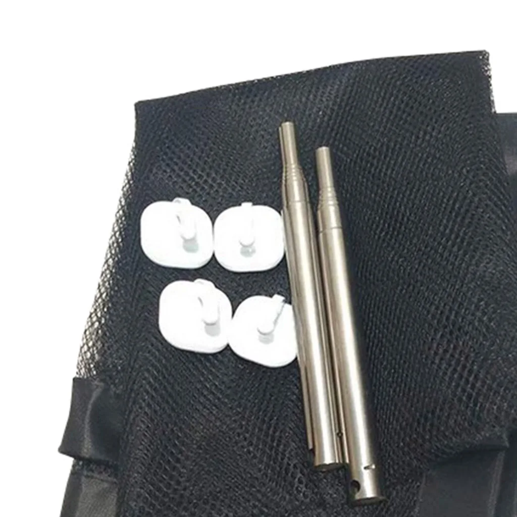 Portable Mesh Folding Safety Fence Gate Dog Safety Guard Gate Fences Indoor Pet Supplies Dog Cat Houses Mesh Gate Fence