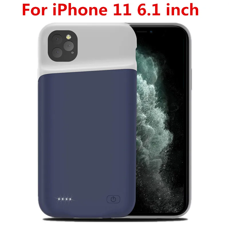 Для iPhone 11 11 Pro 11 Pro Аккумулятор max зарядное устройство чехол 5200 мАч тонкий резервного копирования зарядки PowerBank чехол для iPhone 11 Pro батарея Чехол - Цвет: For iPhone 11