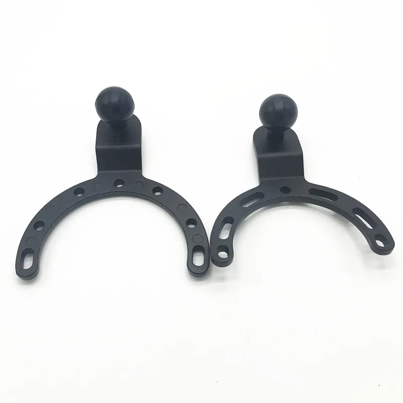 montar titular ajustável motocicleta guiador duplo soquete braço para gopro ram montagem