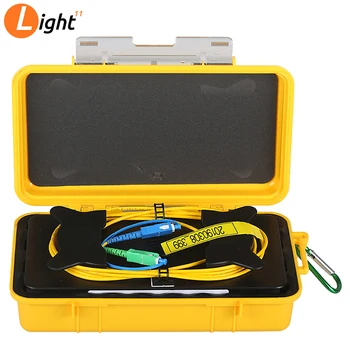 

Fiber Optic OTDR Launch Cable Box 1310/1550nm SC/UPC-SC/APC OTDR Dead Zone Eliminator,Fiber Rings Free Shipping