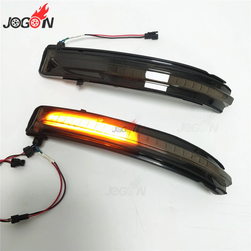 Smoked Black LED Light Dynamic Turn Signal Mirror Blinker Indicator For Nissan X-Trail T32 Qashqai J11 Murano Z52 Pathfinder R52