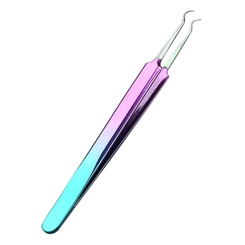 

1Pcs Stainless Steel Acne Clips Needle Blackhead Remover Needle Tweezers Face Care Beauty Repair Tools Clip Face Cleaner