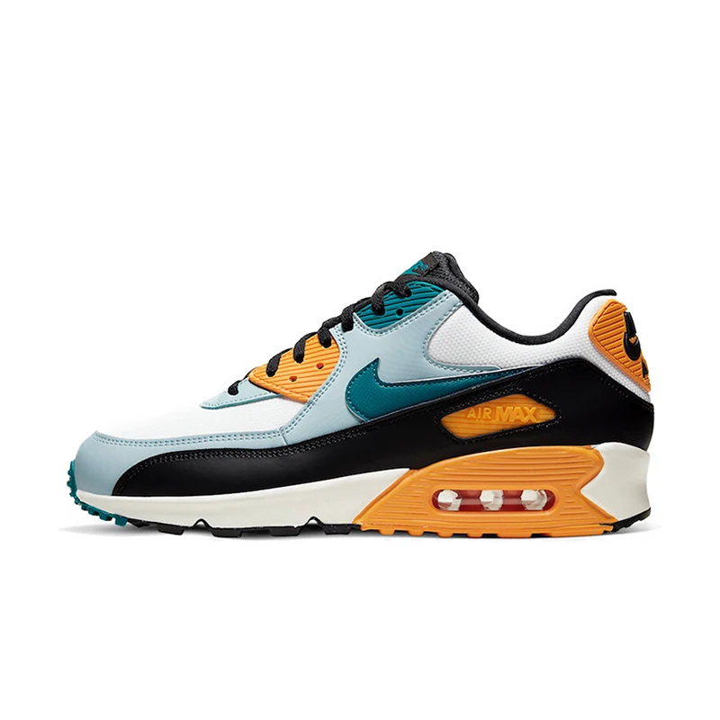 И аутентичный с NIKE AIR MAX 90 ESSENTIAL Для мужчин, кроссовки для бега на открытом воздухе, дышащие кроссовки Цвет в комплекте - Цвет: AJ1285-110