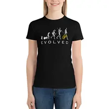 

Band Evolution T Shirt Musical Instrument Cotton Casual T-Shirt Short Sleeve Pattern O Neck New Fashion Women Tshirt Oversized