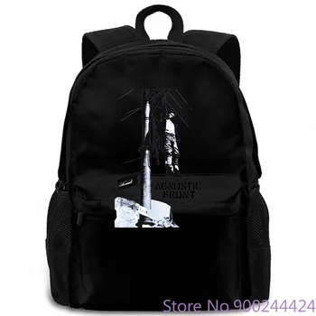 

Agnostic Front Victim of Pain V2 White Hardcore Punk All s Custom women men backpack laptop travel school adult