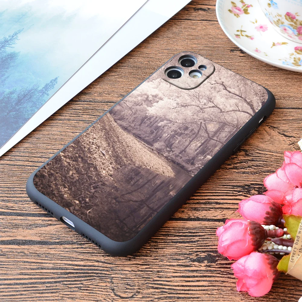 

For iPhone Never Never Creek Print Soft Matt Apple iPhone Case