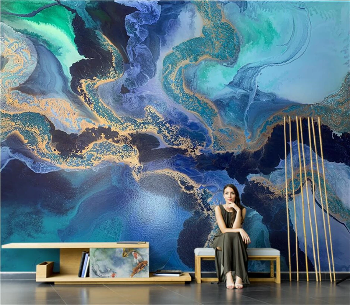 

Фотообои beibehang под заказ, абстрактные мраморные обои для гостиной, дивана, фона под телевизор, настенные фрески, 3D обои