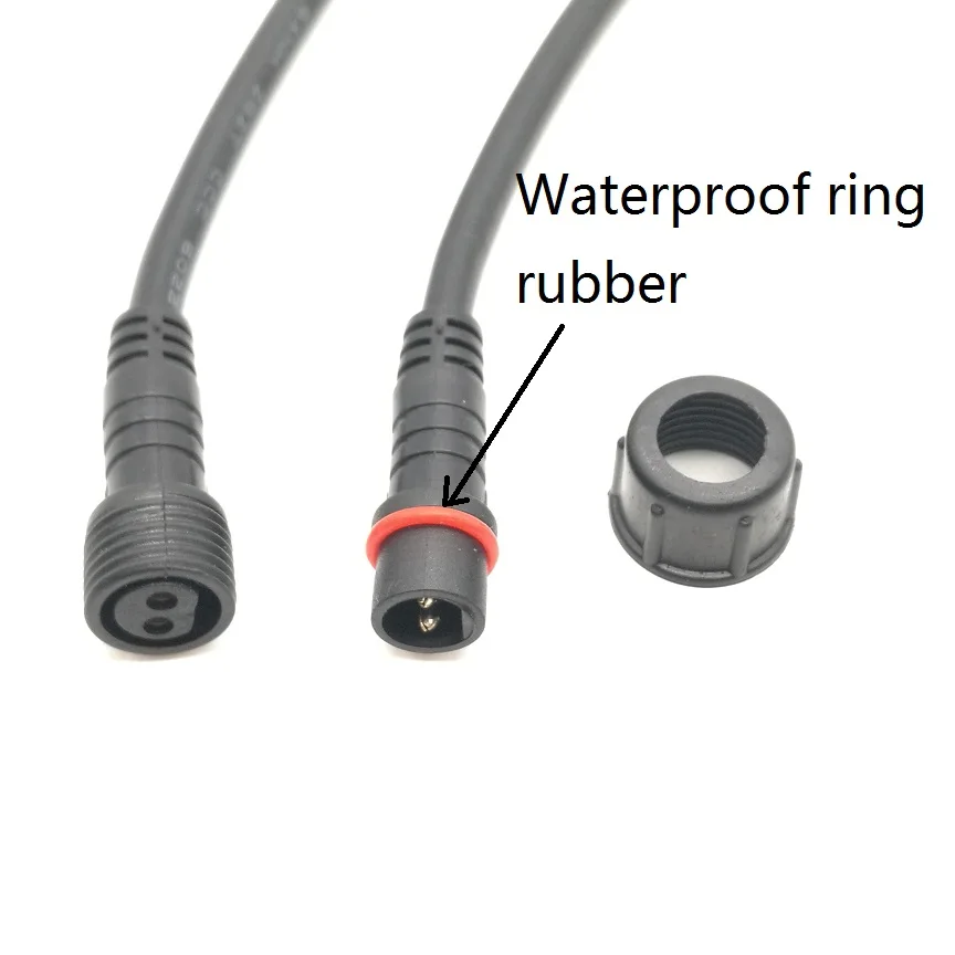 Waterproof Black Connector Cable Set (40cm)