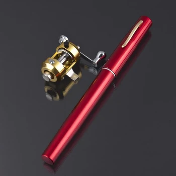 

Boat Fishing Rod Dam Reel Equipment Supplies Set Mini Portable Pen Shape