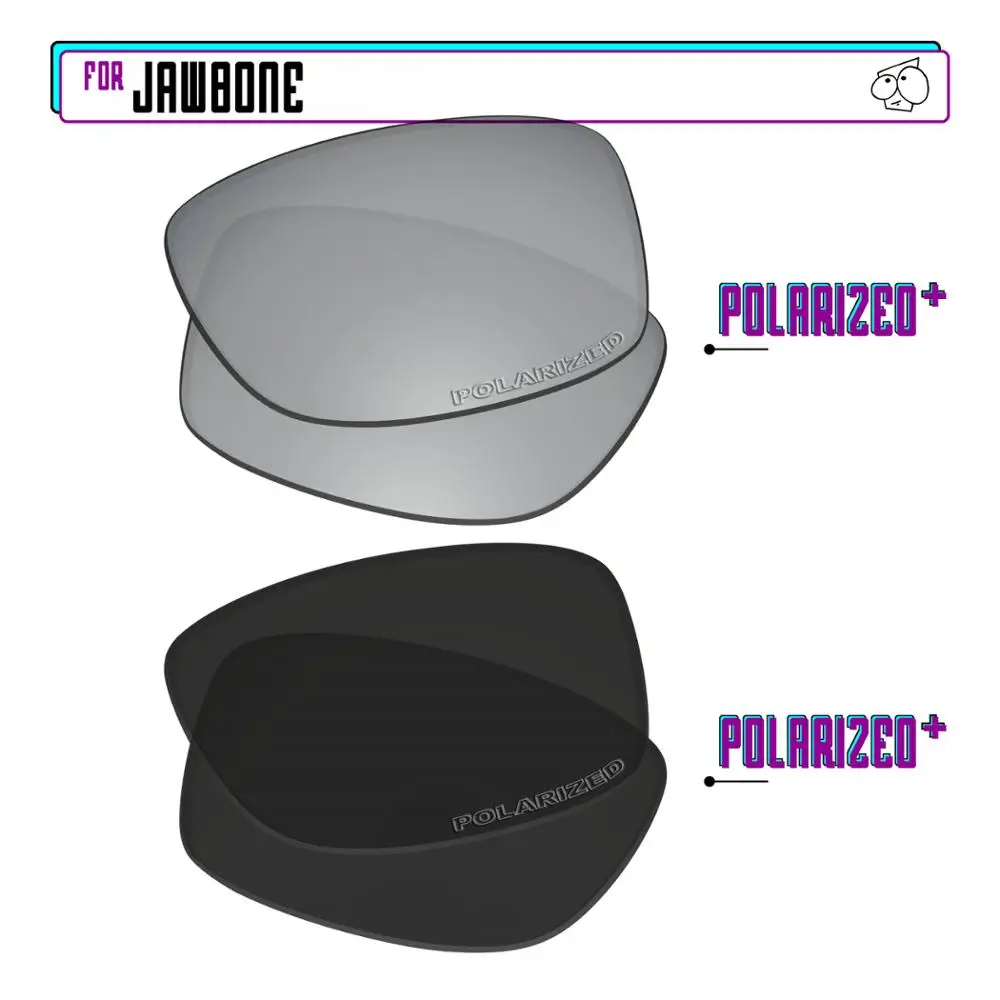 

EZReplace Polarized Replacement Lenses for - Oakley Jawbone Sunglasses - Blk P Plus-SirP Plus