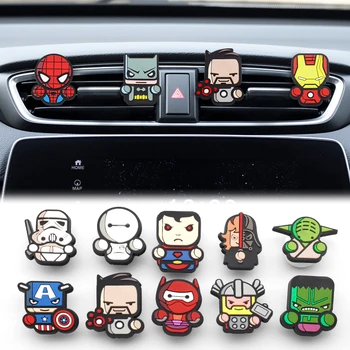 

1pcs Avengers Perfume Car Perfume Air Freshener Aromatherapy Air Conditioning Vent Perfume for BMW Honda Toyota Peugeot Skoda