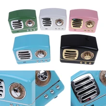 Мини Bluetooth колонка в ретро стиле винтаж беспроводной стерео Поддержка FM радио TF карты горячая распродажа