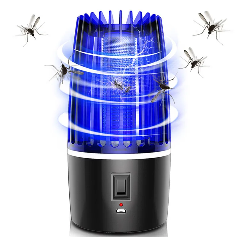 

2020 New Radiationless USB Rechargeable Mosquito Killer Lamp Insect Killer Pest Repeller Camping Light Mosquito Killer Led Lamp
