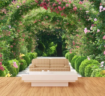 

[Self-Adhesive] 3D Flower Gallery 24632 Wall Paper mural Wall Print Decal Wall Murals