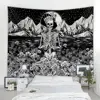 Simple Skull printing big wall mounted cheap hippie wall hanging bohemian wall tapestry mandala wall art decoration ► Photo 2/5