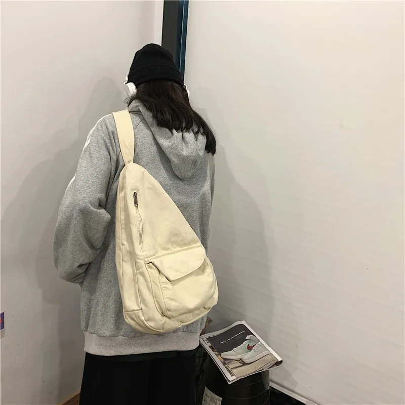 Kawaii Korea Style Canvas Haversack Backpack