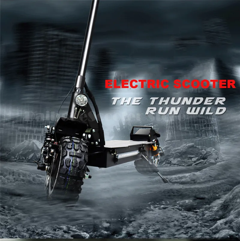 Daibot Off Road Electric Scooter Two Wheel 12 Inch 60V Dual Drive 1600W 80KMH With Seat Powerful Electric Bike For Adult  (17)