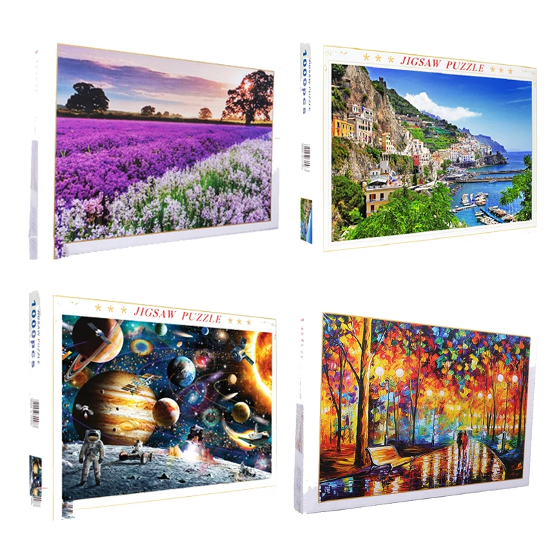 

2020 New 1000 Pieces Jigsaw Puzzles Educational Toys Scenery Space Stars Educational Puzzle Toy for Kids/Adults Birthday Gift