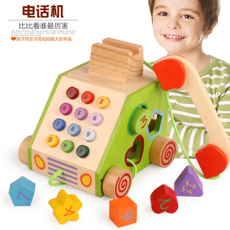 

Children'S Educational Early Childhood Shape Color Cognitive Toy GIRL'S And BOY'S Call Interactive Game Toy