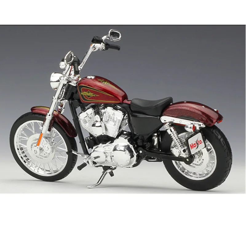 

Collection 1:12 scale Metal Alloy 2012 XL 1200V Motorcycle 18cm Diecast Model autobike Displayfor child adult
