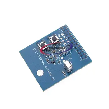 

38KHz IR Infrared Control Expansion Board Transceiver Receiver Transmitter Shield DIY Double IR Emitter For Raspberry Pi
