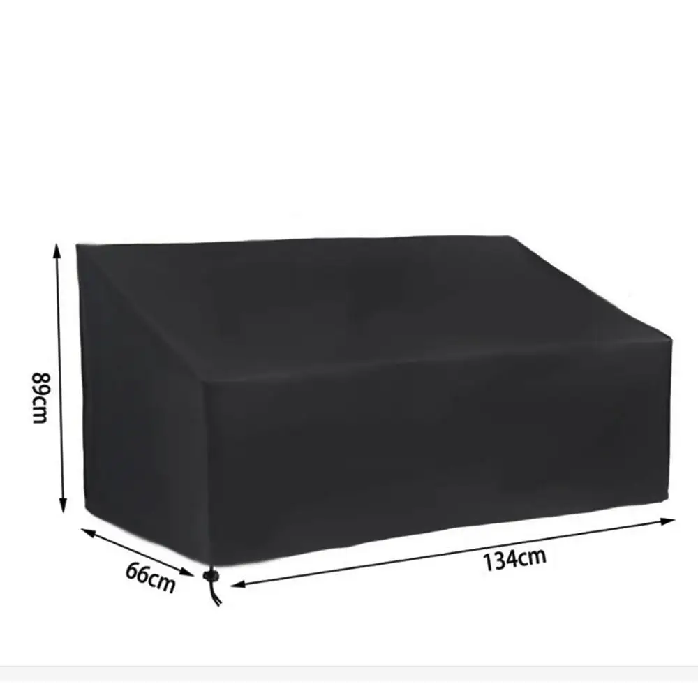 2-seat (134x66x89cm) Водонепроницаемая скамейка, дождевик, уличная садовая мебель, пылезащитный чехол для стула из ткани Оксфорд, Защитные чехлы для стульев - Цвет: 2-seat (134x66x89cm)