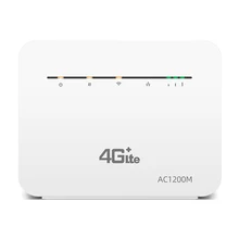 Routeur SIM Cat6 4G 2.4G et 5G sans fil, déverrouillage FDD/TDD avec Port RJ45, jusqu'à 64 utilisateurs de WIFI à domicile