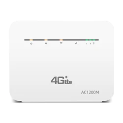 Routeur SIM Cat6 4G 2.4G et 5G sans fil, déverrouillage FDD/TDD avec Port RJ45, jusqu'à 64 utilisateurs de WIFI à domicile 