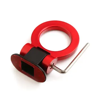 

New Car Styling Trailer Hooks Sticker Decoration Car Auto Rear Front Trailer Simulation Racing Ring Vehicle Towing Hook
