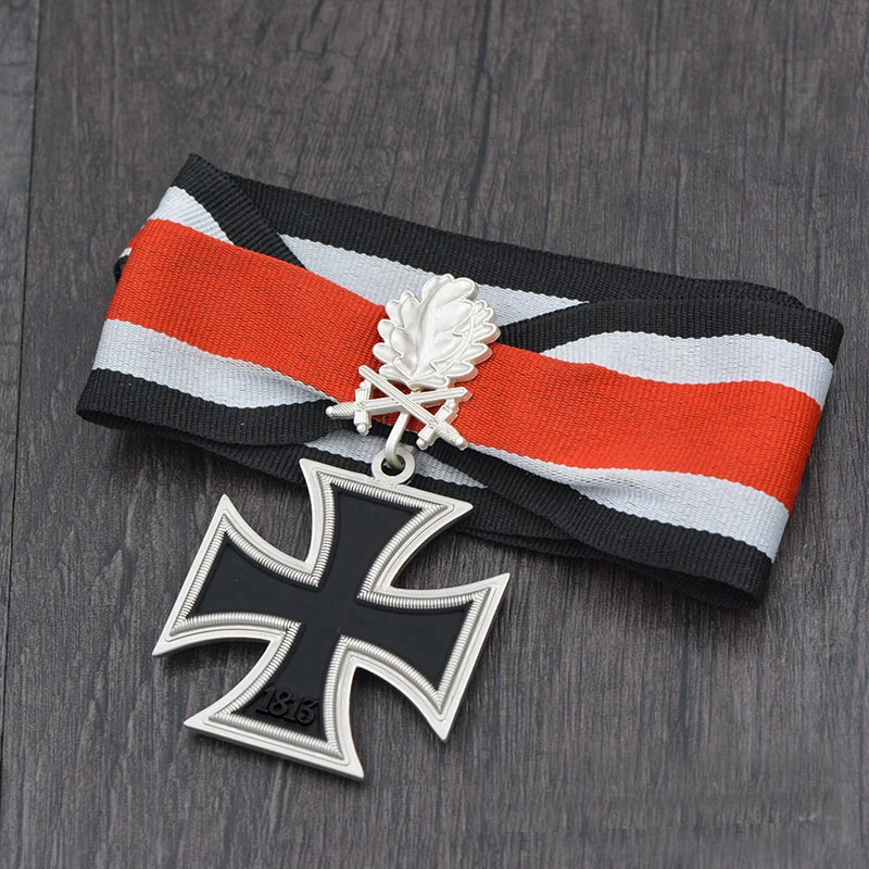 1939 1813 Железный крест медаль рыцарь крест с дубовым листом с сертификатом и коробкой - Цвет: B