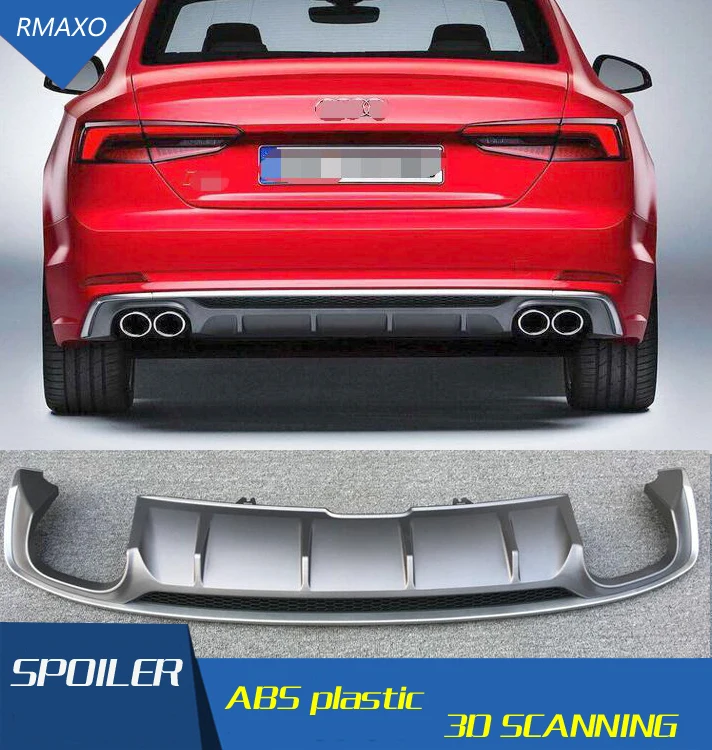 Для Audi A5 S5 Body kit спойлер 2017-2019 для RS5 ABS задний передний бампер диффузор защитные