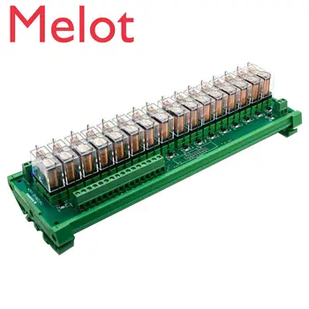 

16 channels 24V 16A OMRON Relay Module driver board output amplifier board PLC board Omron relay G2R-1-E Omron module relais