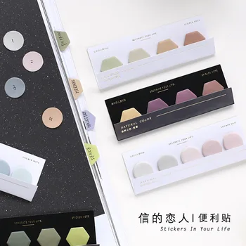 

1 Sets Memo Pads Sticky Notes Simple natural color Paper notepad Daliy Scrapbooking Stickers Office School stationery Bookmark