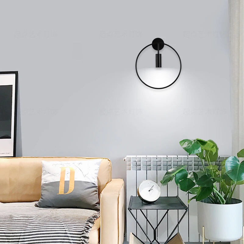 

Nordic Wall lamps Modern sconce wall light fixture Stairway LED Light In Post-modern Rustic Antique Edison Glass Spherical Shape