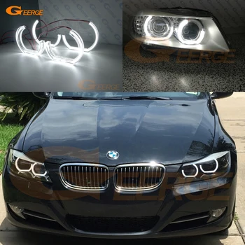 

Excellent DTM M4 Style Ultra bright led Angel Eyes halo rings For BMW 3 Series E90 E91 LCI 2009 2010 2011 2012 Xenon headlights
