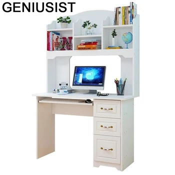 

Dobravel Escritorio De Oficina Biurko Office Pliante Para Notebook Mesa Laptop Stand Computer Desk Bedside Table With Bookshelf