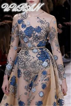 

Top quality tulle lace fabric for wedding New embroidery tulle net lace with sequins