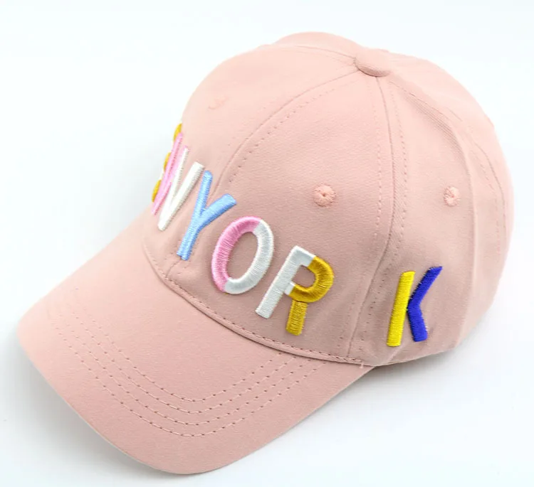 Нью-Йорк детей Бейсбол шапка детская шляпа NY Snapback Шапки для мальчиков и девочек, для прогулок, драконий жемчуг Кепки черный, белый цвет Шапки В переменного тока, 50-54 см Y065
