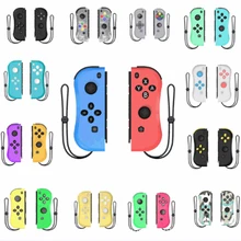 Bluetooth gamepad para nintendo switch joy-con (l/r) controlador para ns switch jogo sem fio joysticks cinta