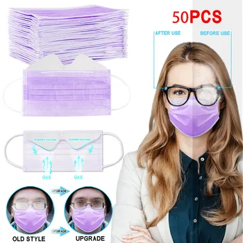 

50pcs Disposable Mouth Mask Black Face Masks Non-Woven Mask Anti-Dust 3 Layers Filter Anti Pollution Face Mouth Mask mascarillas