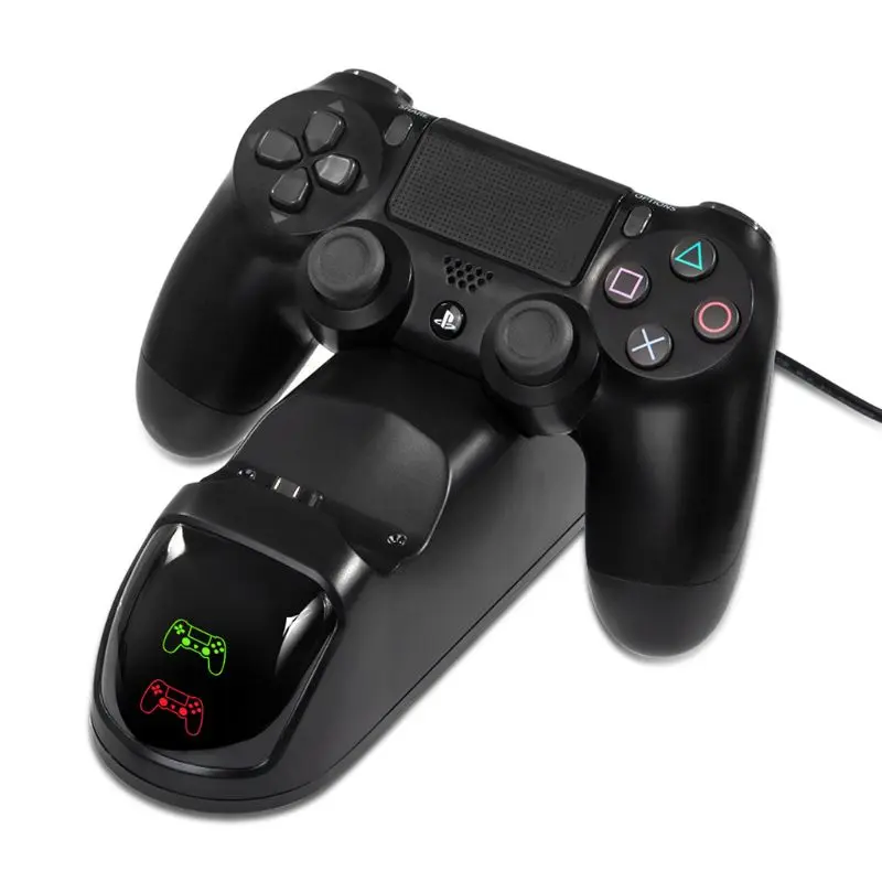 USB зарядное устройство Dual USB быстрая зарядная док-станция для Playstation 4 PS4 Slim/PS4 Pro контроллер Джойстик ручка аксессуары