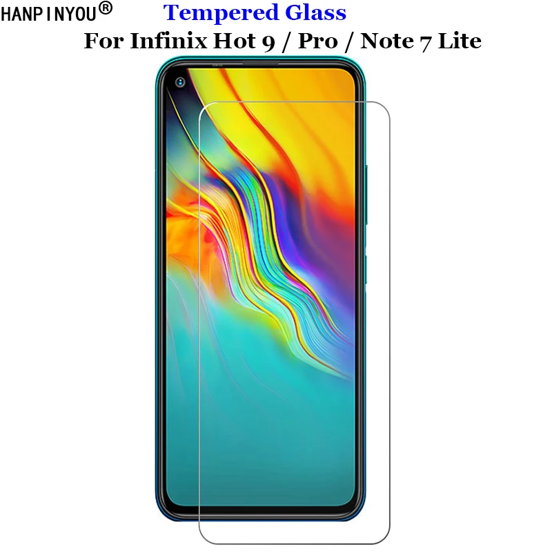 Закаленное стекло для Infinix Hot 9 Hot9/Pro защитная Пленка премиум класса H 2.5D Note 7 Note7 Lite 6