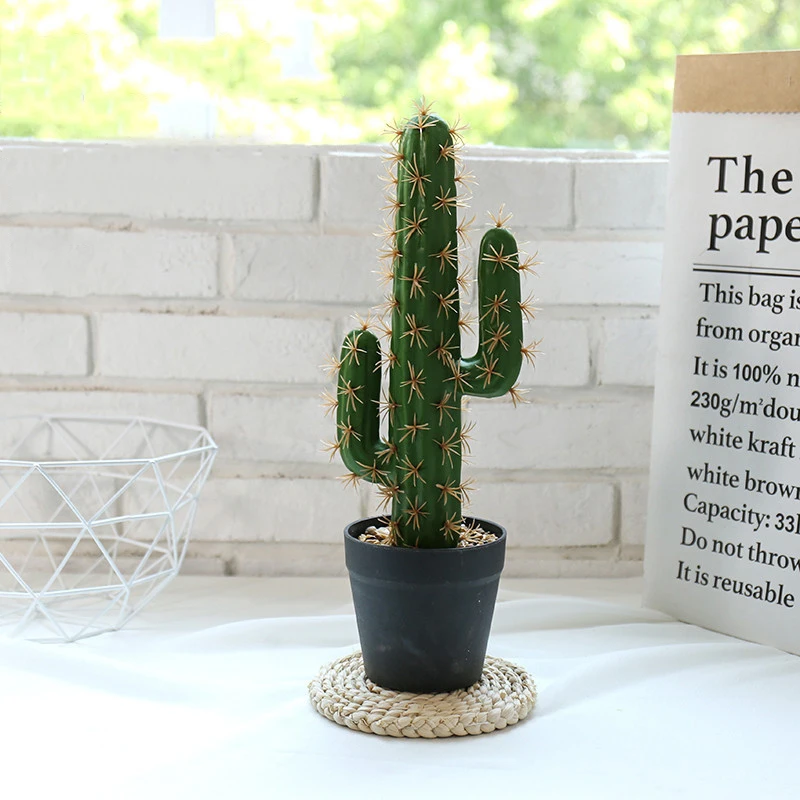 Large Artificial Cactus Tree - Tropical Indoor Fake Succulent Plant