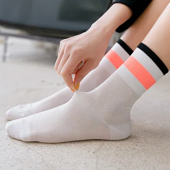 

Women's Socks Boat Couple Mesh Woman Socks Female Summer Women Ankle Socks Short White Black Chaussette Sokken
