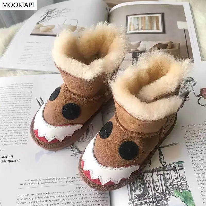 

Australia's latest sheepskin and fur shoes in 2019, pure wool toddlers'high-quality snow boots, free delivery, 5 colors
