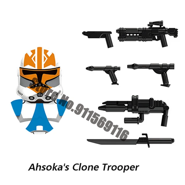 Brand Disney 501st Clone Trooper Building Block Scout Republic Commando Appo Echo Cody Rex Jesse SEV Gree Kashyyyk Action Figure D-X1624