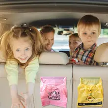 Автомобильный мешок для мусора Портативный одноразовые пакеты для мусора прилипания Тип автоматическая Чистка сумка Универсальный Автомобильный Офис аксессуары 3 шт./упак