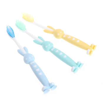 

2Pcs Baby Training Toothbrush Soft Bristle Mouth Clean Baby Kids Dental Care GXMB