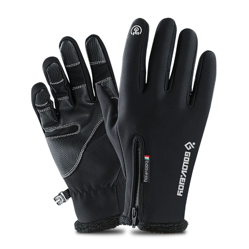 

Cold-proof Unisex Waterproof Winter Gloves Cycling Fluff Warm Gloves For Touchscreen Cold Weather Windproof Anti Slip